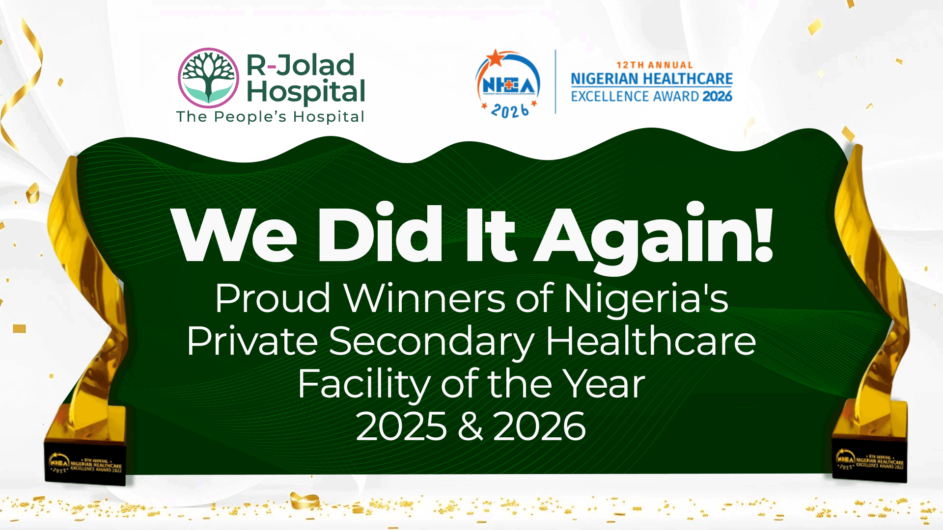 R-Jolad Hospital NHEA Award Winner - Click to read full article